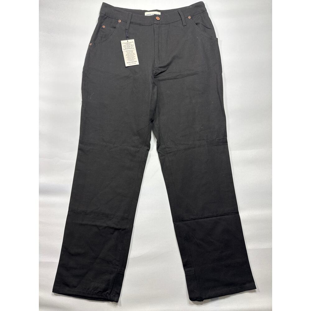NWT Dawson Workwear Women's Xena Black Carpenter Work Pants - Size 31R (31x30) - Picture 1 of 6